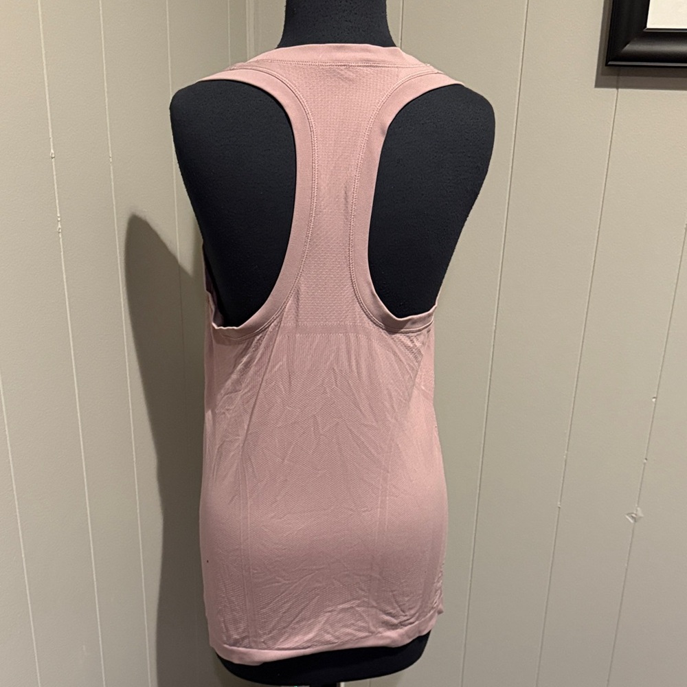 B19 Athleta Workout Yoga Running Outdoor Blush Pink Tank Top - Picture 5 of 5